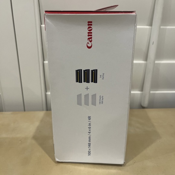 Canon Selphy CP1500 CP1300 CP1200 4x6 108 sheets Color Ink Paper Set KP-108IN - Picture 2 of 4